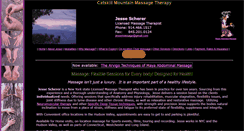 Desktop Screenshot of catskillmountainmassage.com